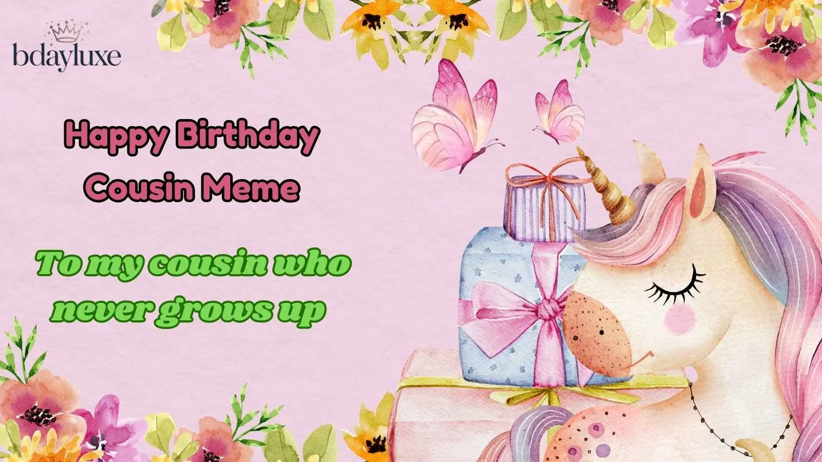 Happy Birthday Cousin Meme