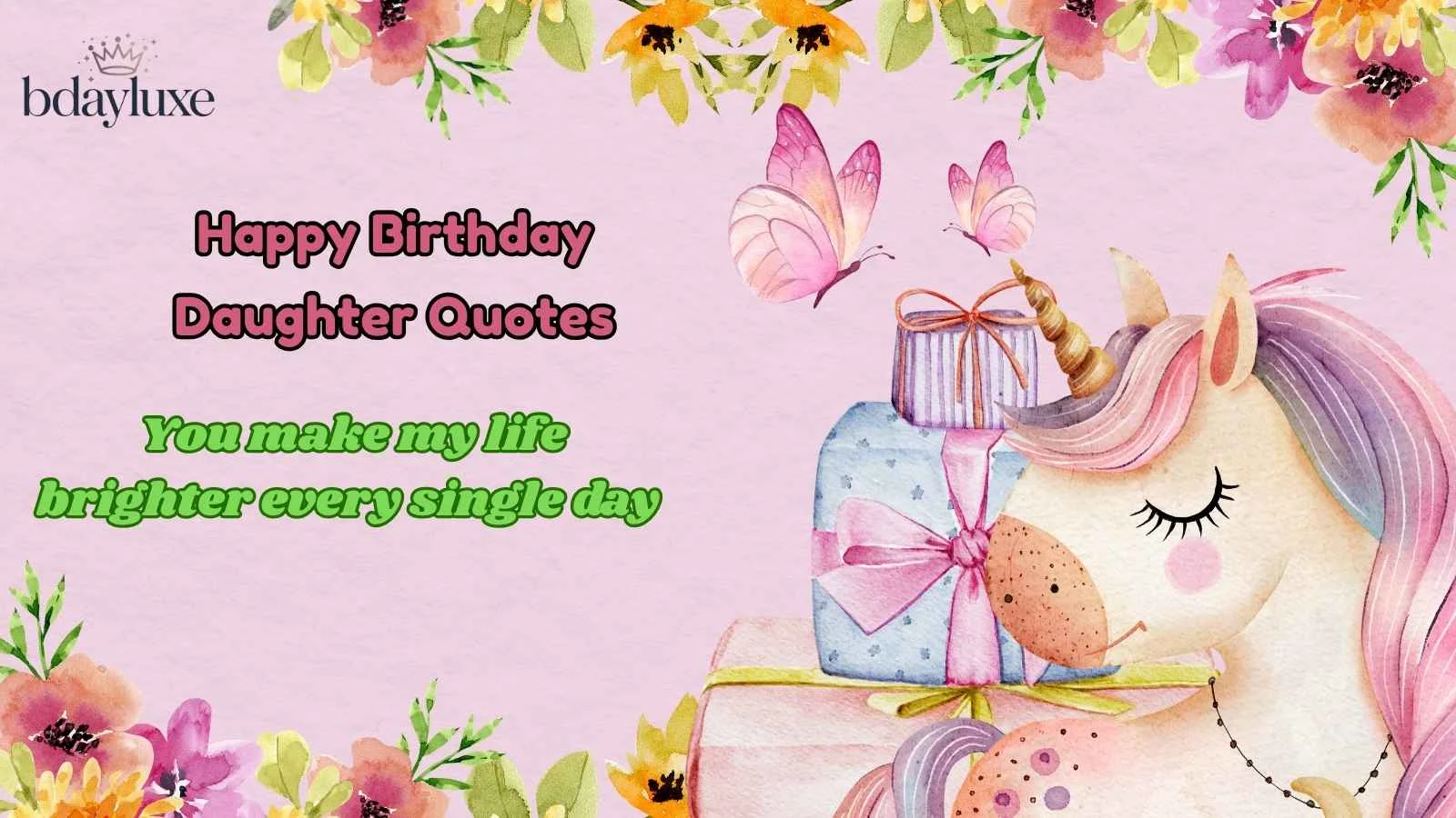 Happy Birthday Daughter Quotes