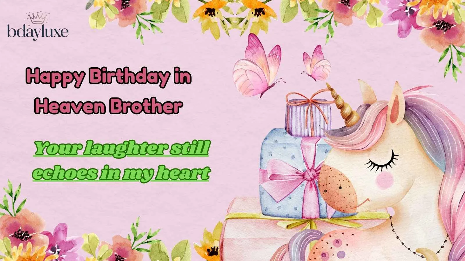 Happy Birthday in Heaven Brother