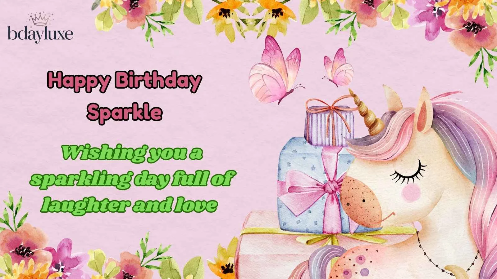 Happy Birthday Sparkle