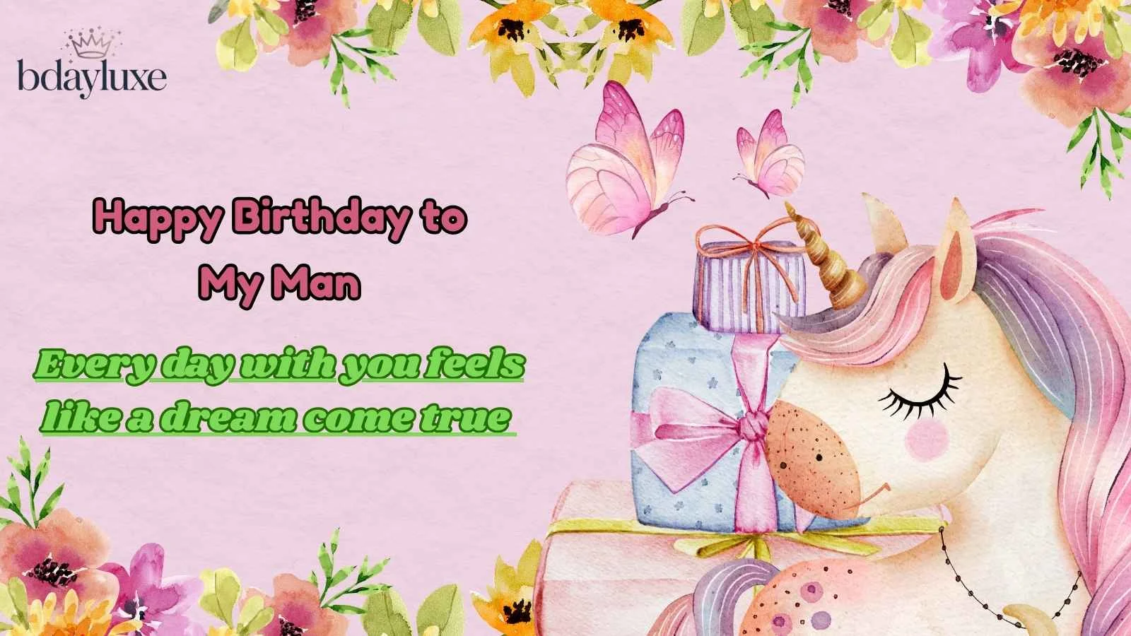 Happy Birthday to My Man