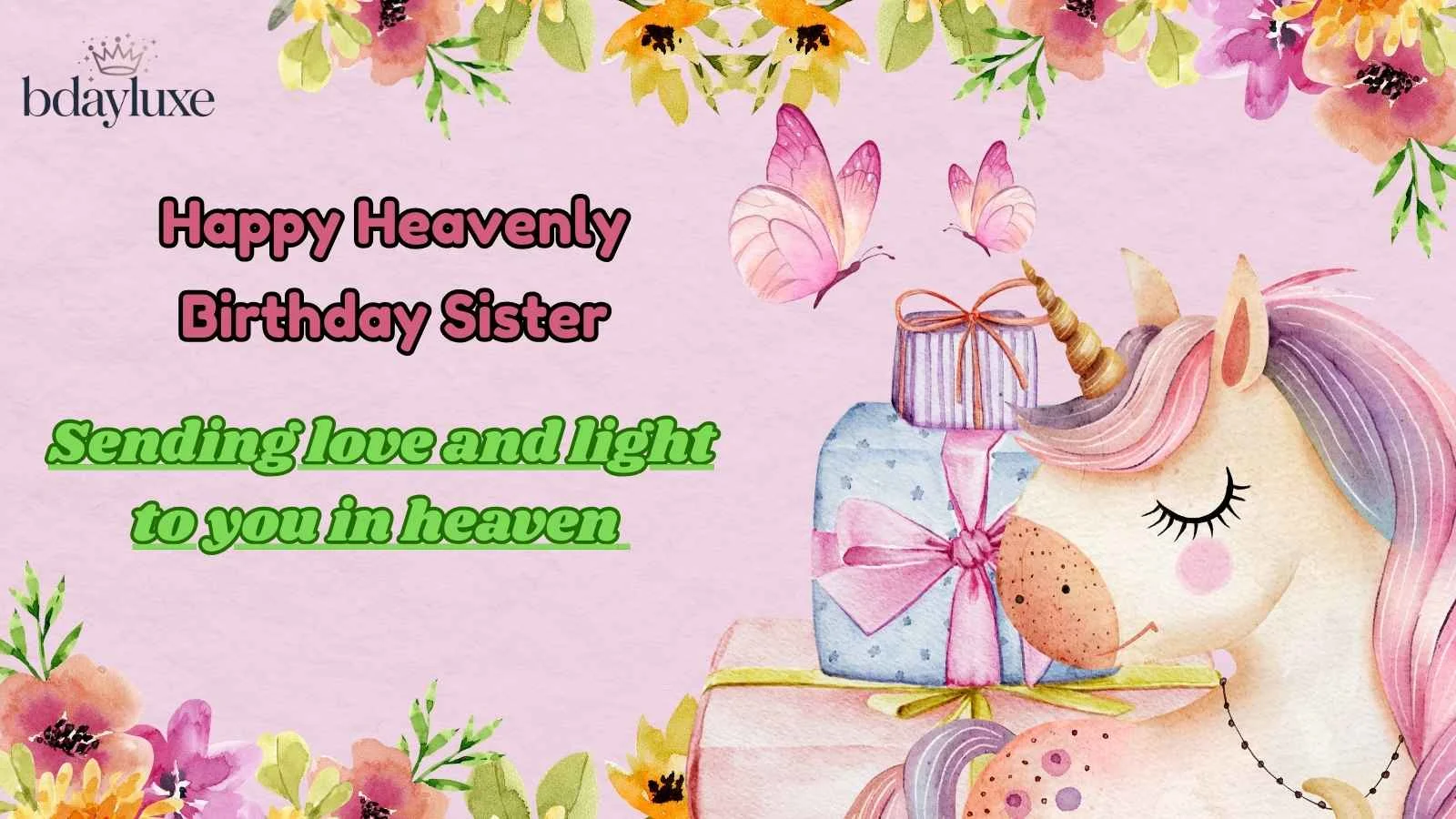 Happy Heavenly Birthday Sister