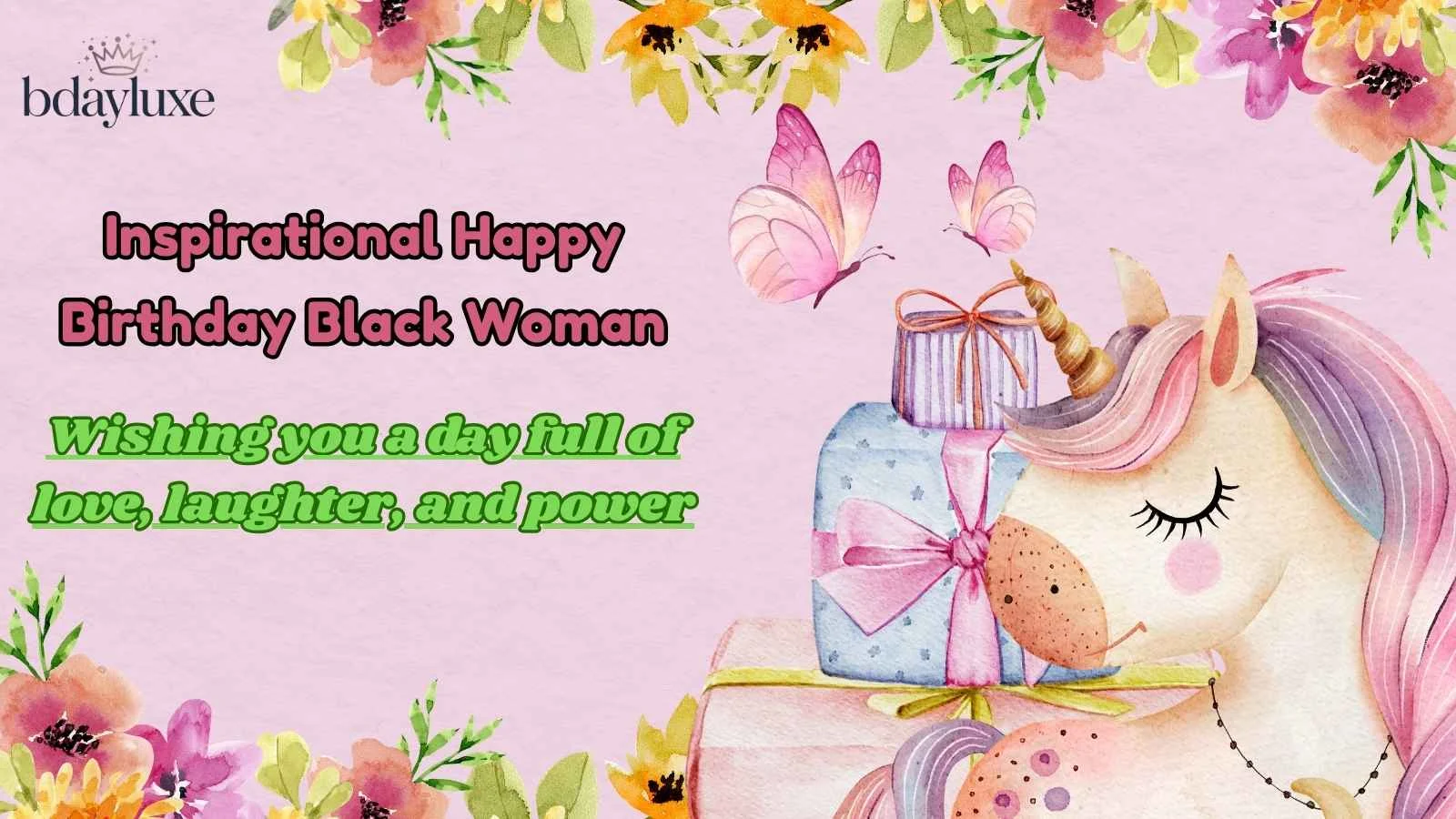 Inspirational Happy Birthday Black Woman