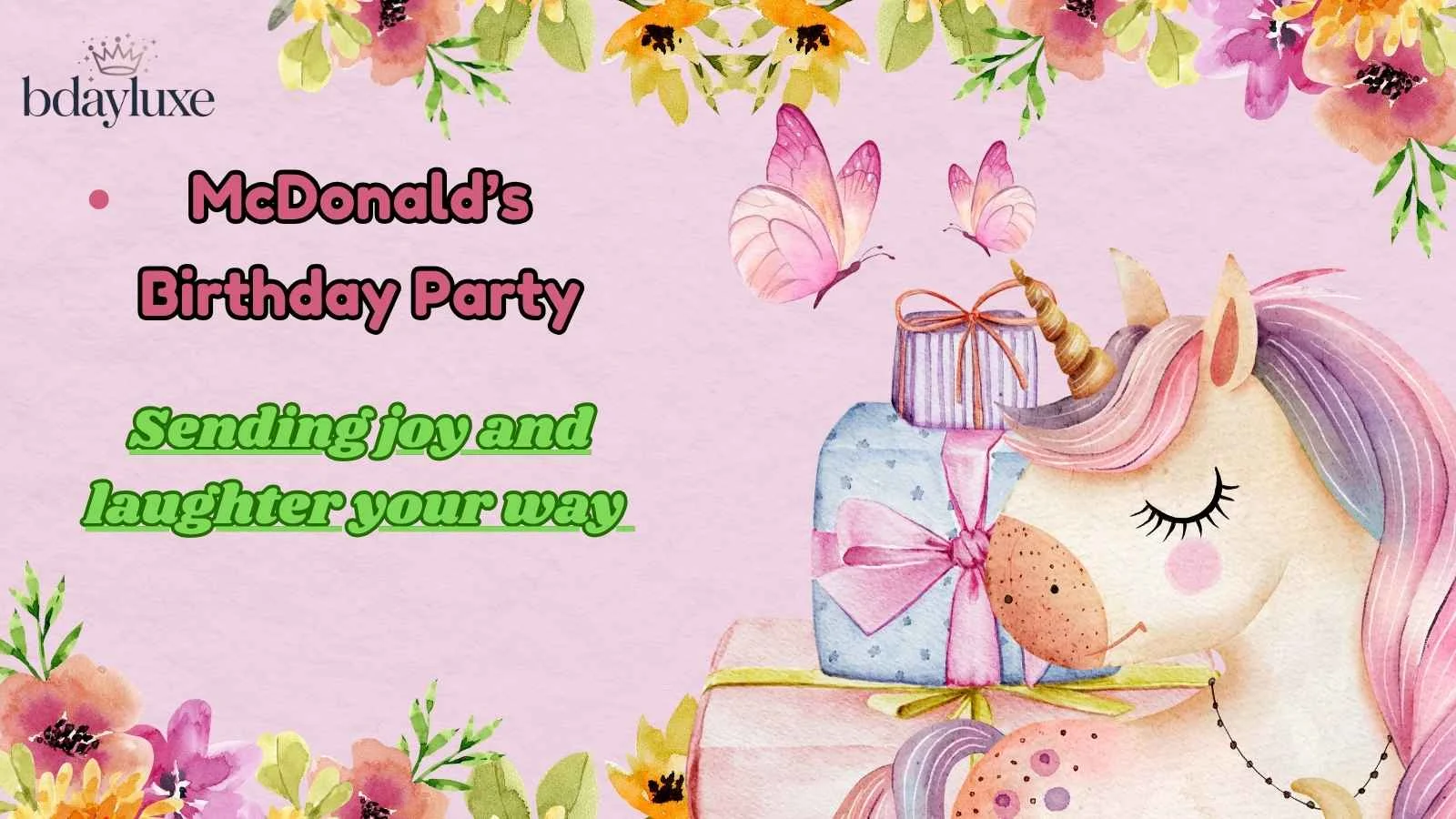 McDonald’s Birthday Party