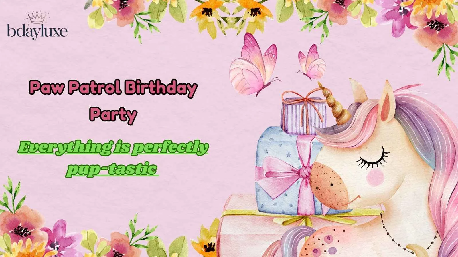 Paw Patrol Birthday Party