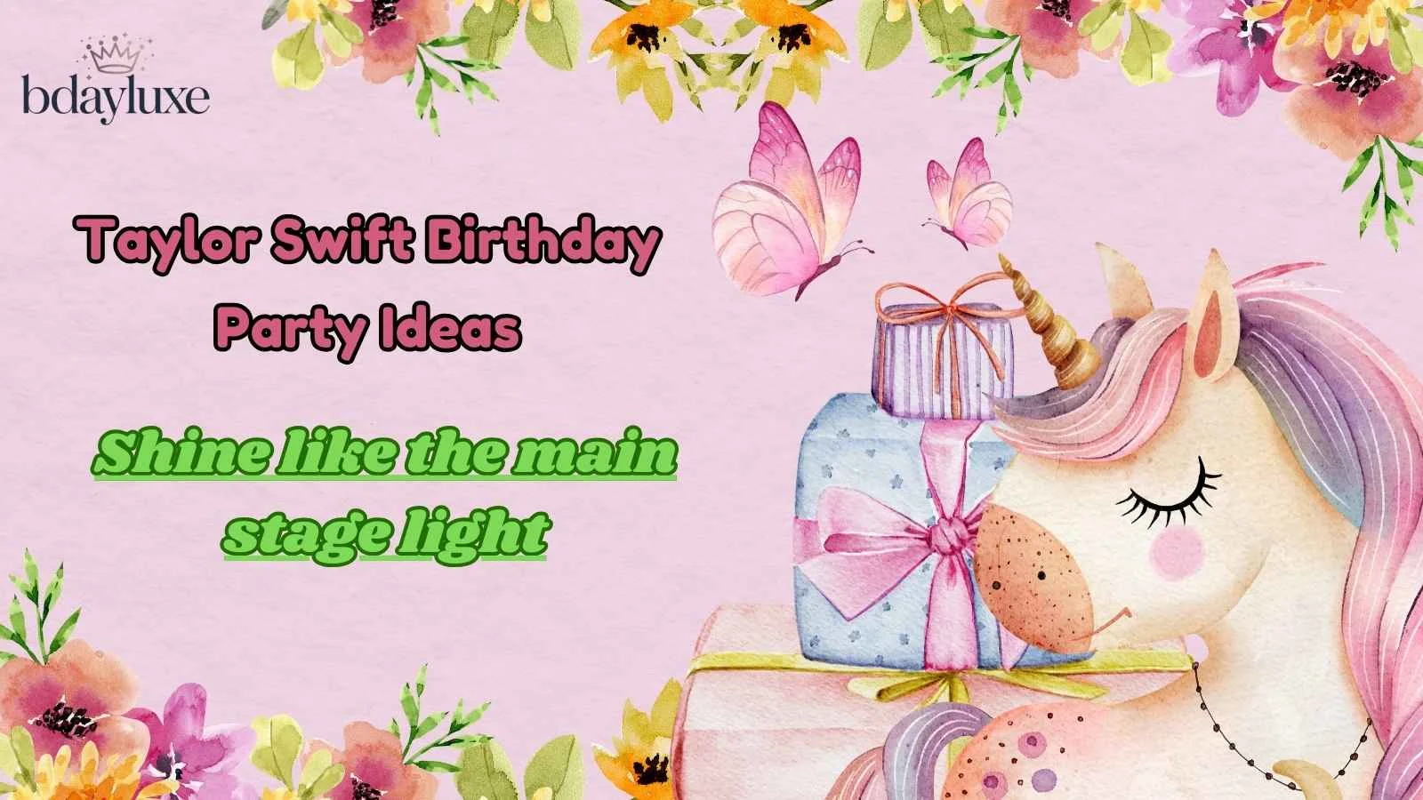 Taylor Swift Birthday Party Ideas