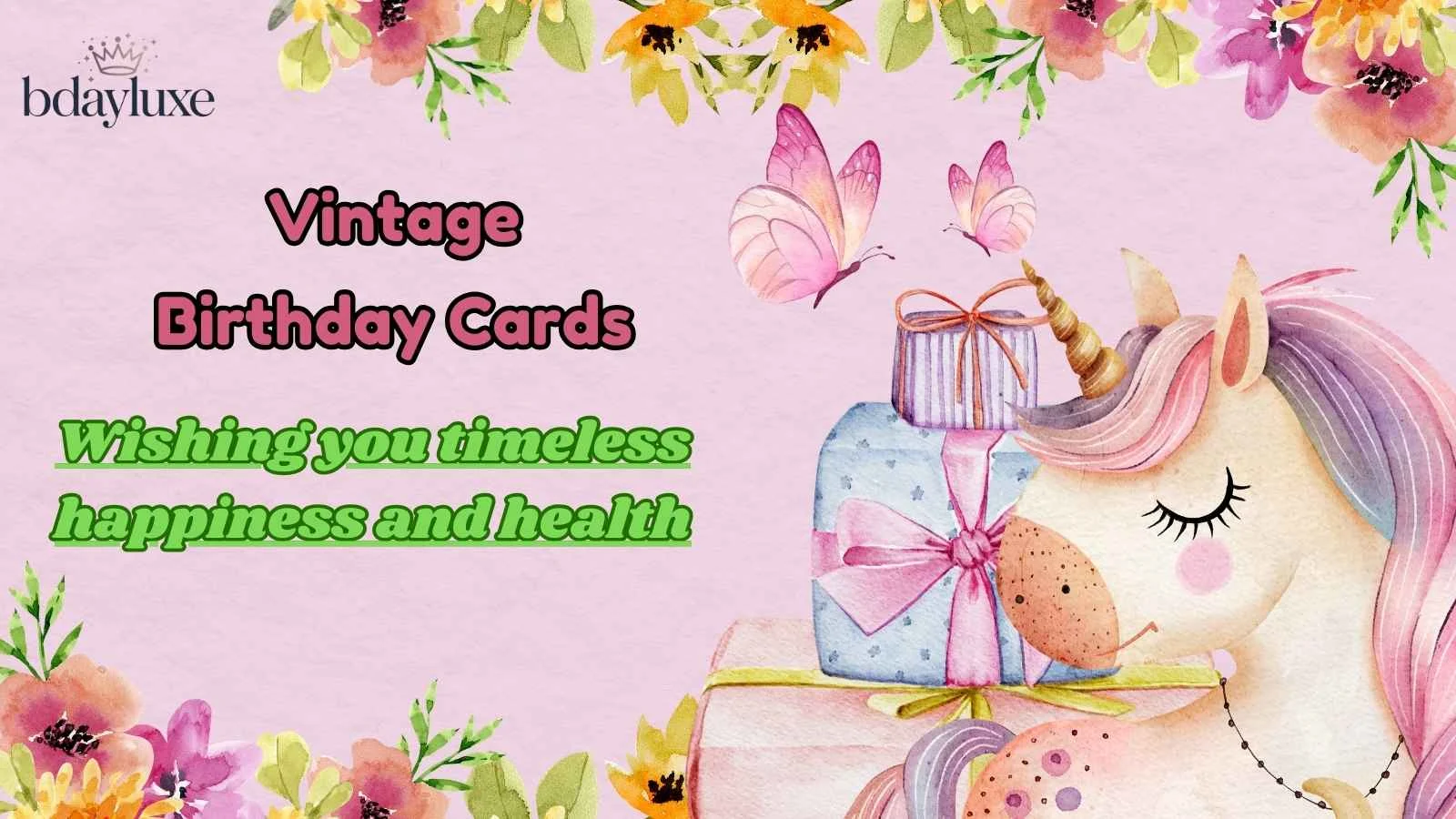 Vintage Birthday Cards