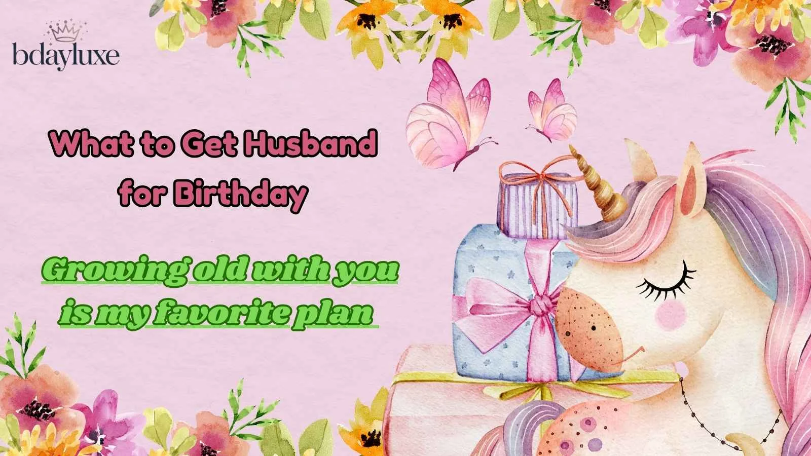 What to Get Husband for Birthday
