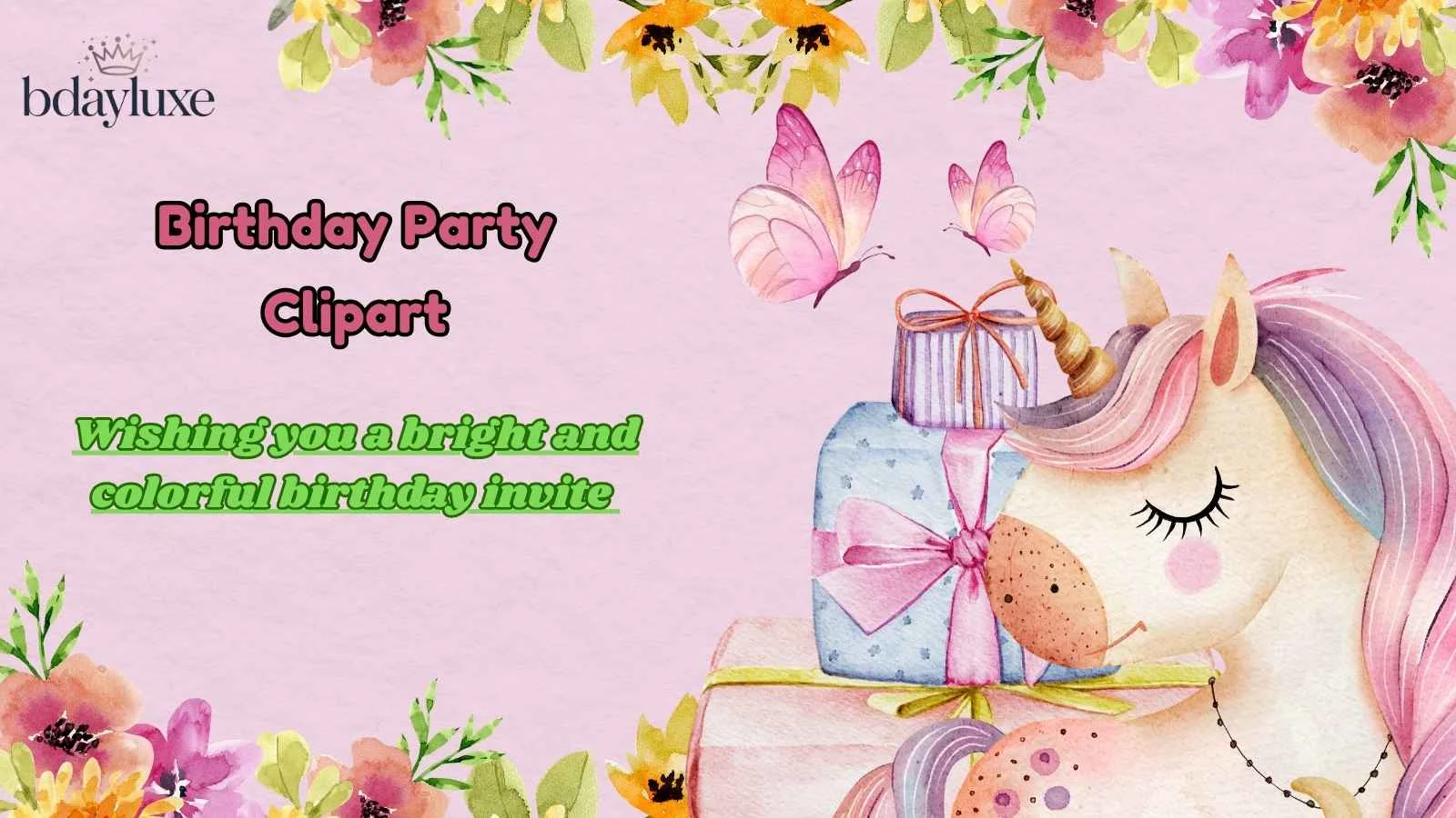 Birthday Party Clipart