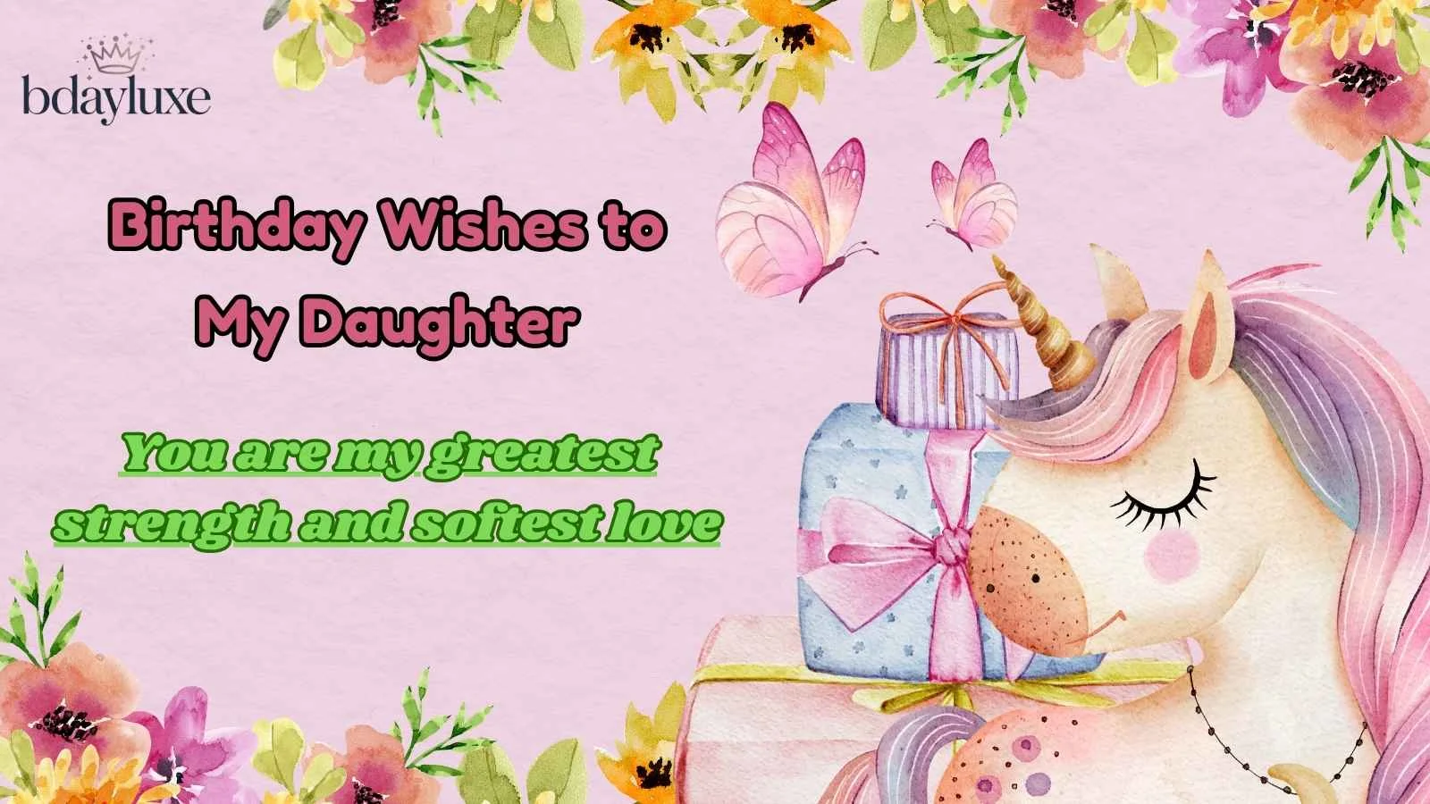 Birthday Wishes to My Daughter