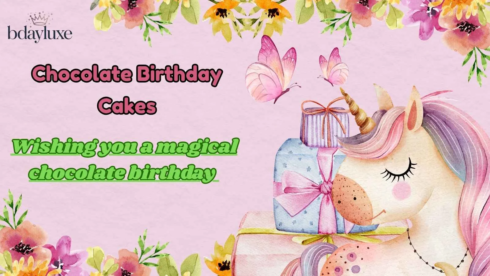 Chocolate Birthday Cakes