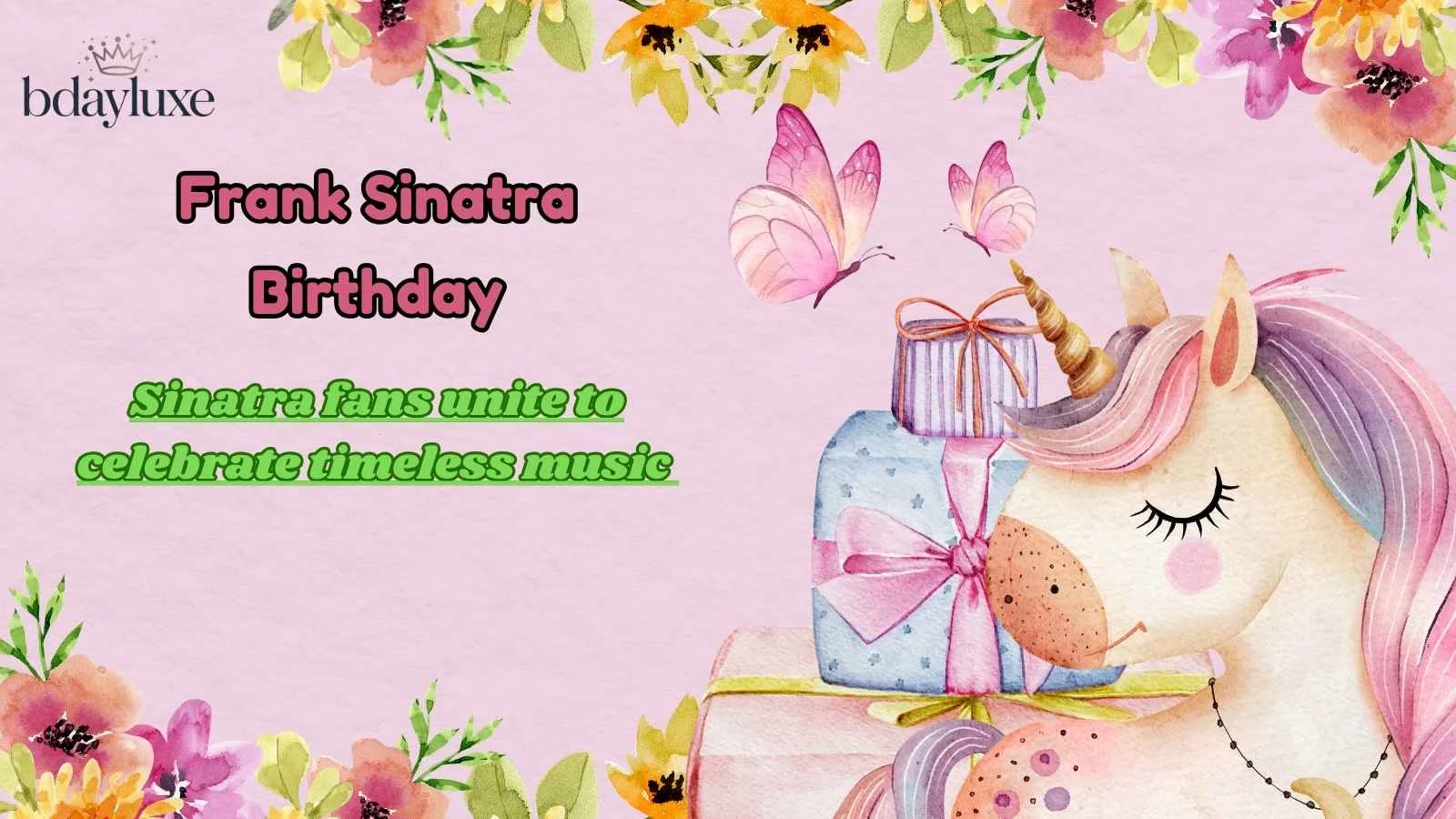 Frank Sinatra Birthday