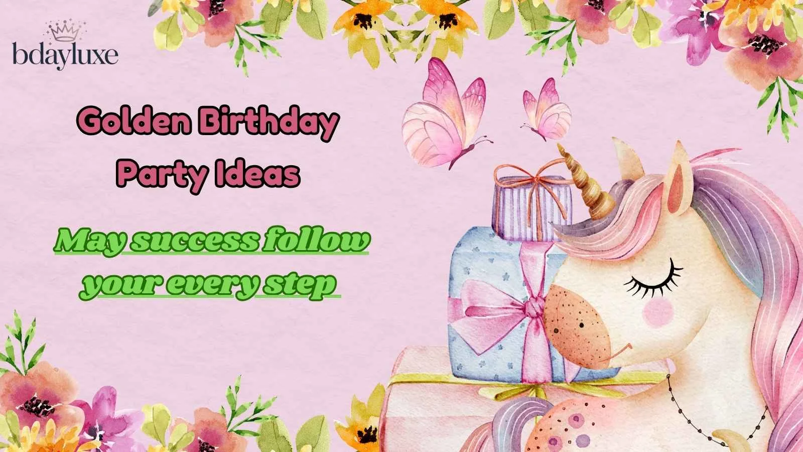 Golden Birthday Party Ideas