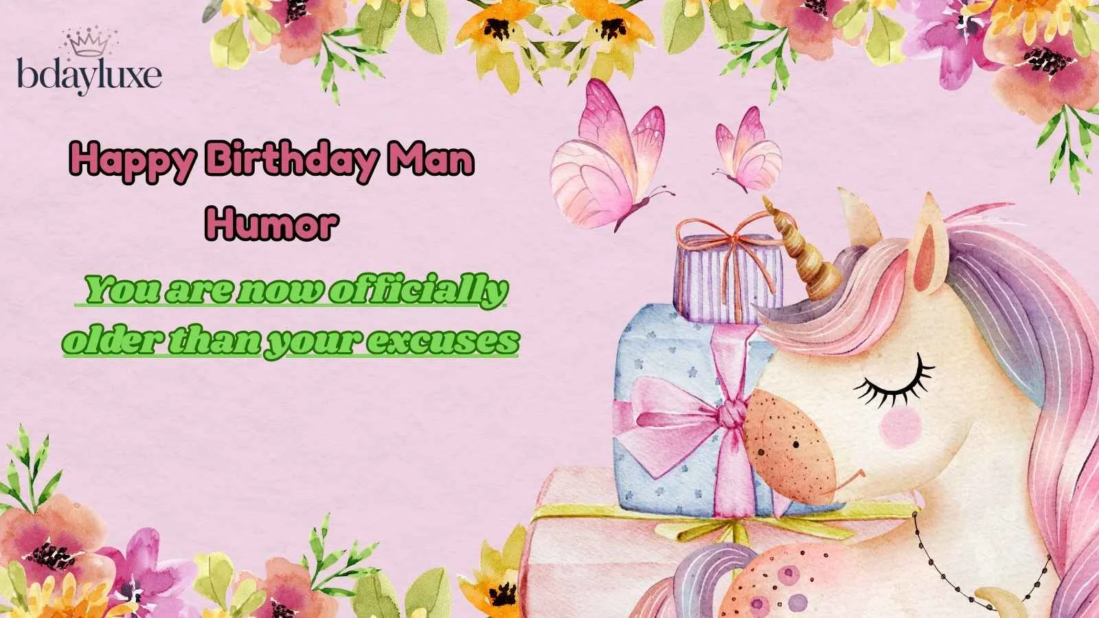 Happy Birthday Man Humor