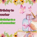 Happy Birthday to a Coworker