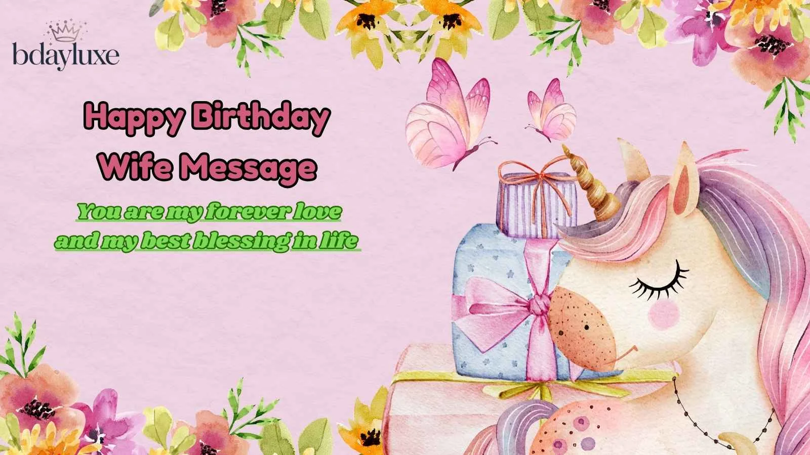 Happy Birthday Wife Message