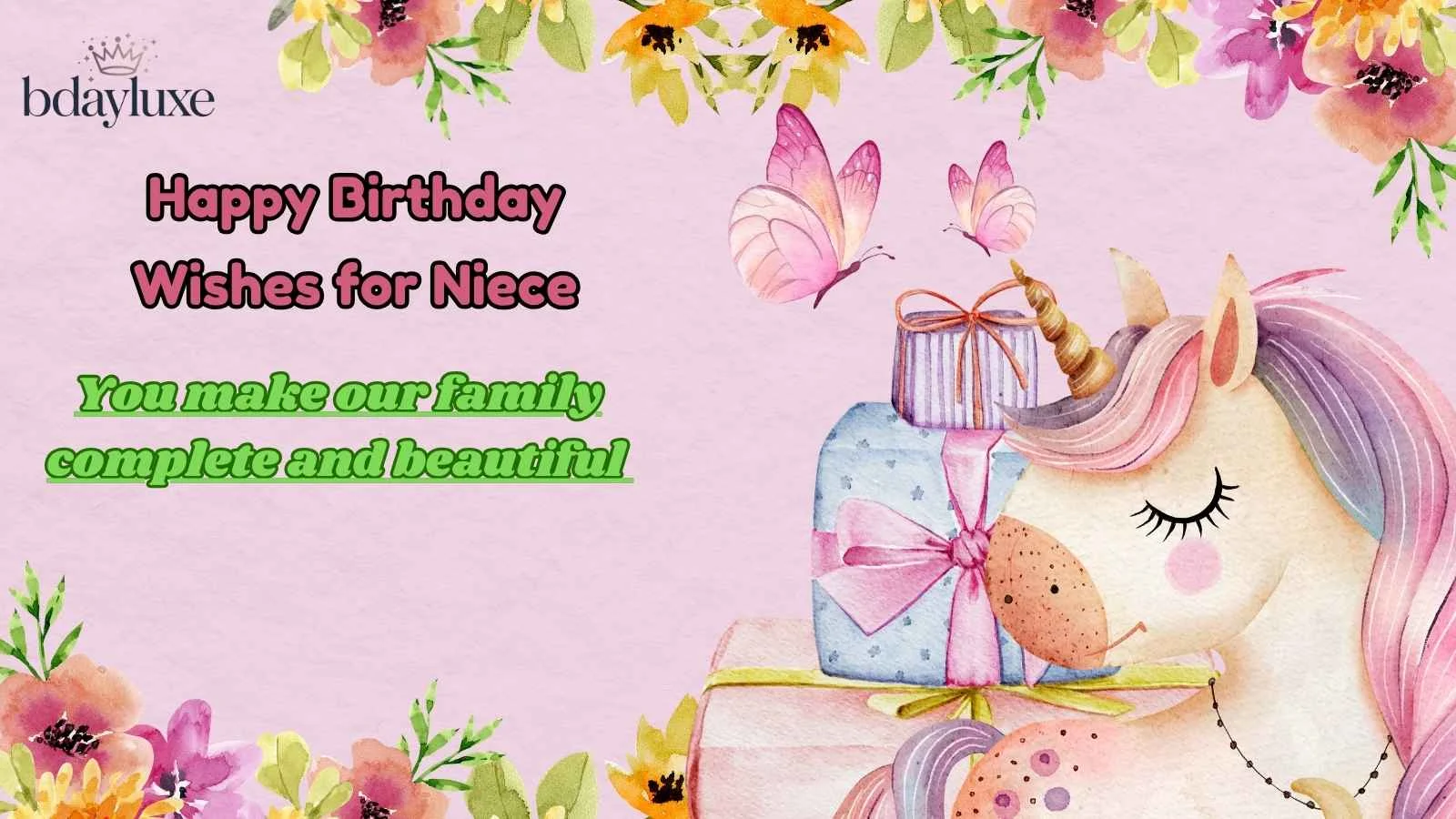 Happy Birthday Wishes for Niece