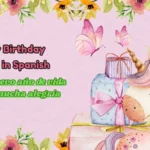 Happy Birthday Wishes in Spanish