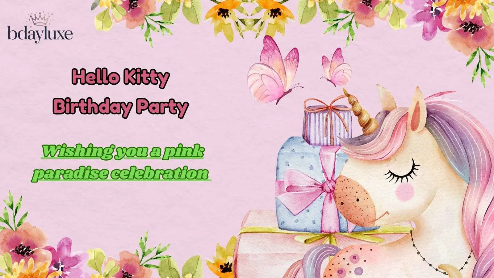 Hello Kitty Birthday Party