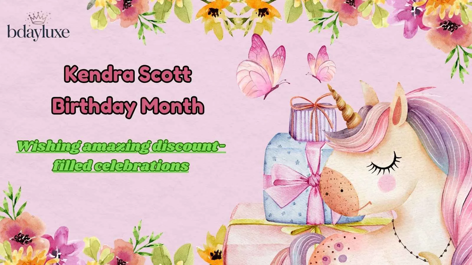 Kendra Scott Birthday Month