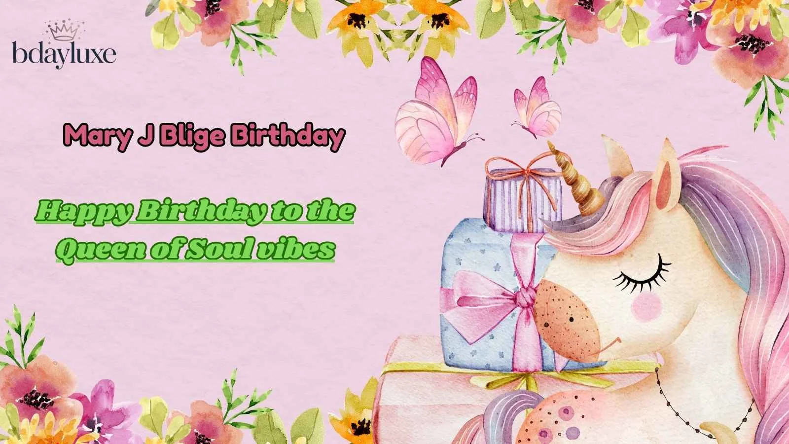 Mary J Blige Birthday