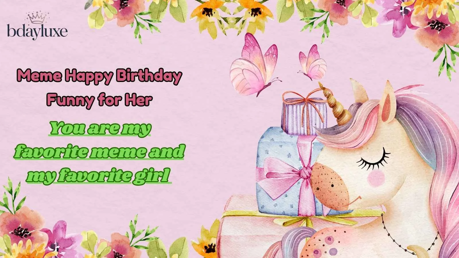 Meme Happy Birthday Funny for Her