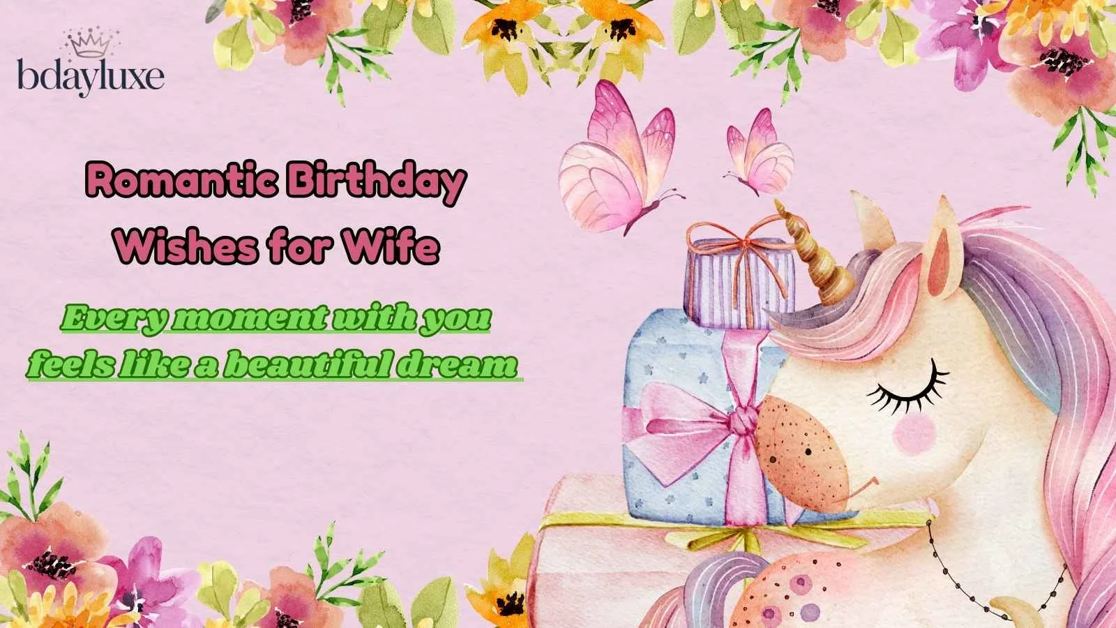 Romantic Birthday Wishes for Wife