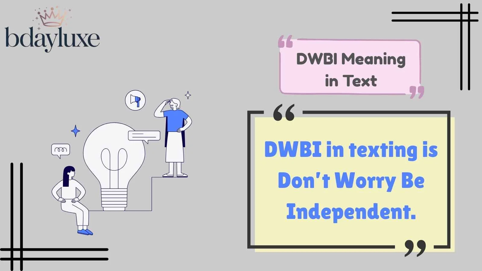 DWBI Meaning in Text
