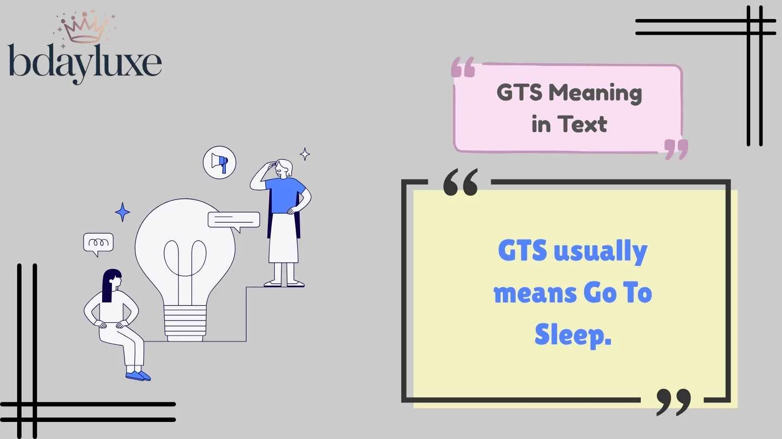 GTS Meaning in Text