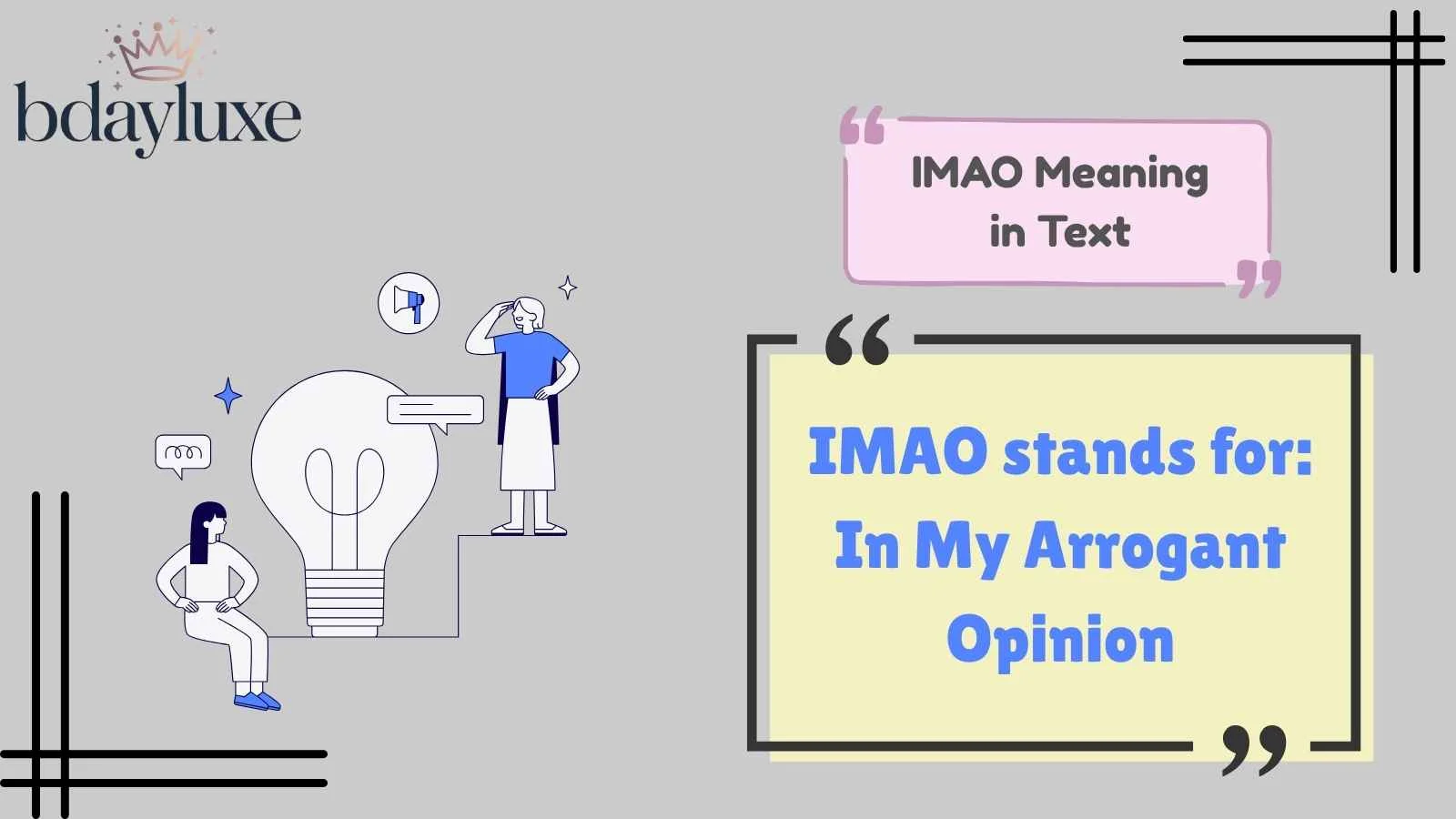 IMAO Meaning in Text