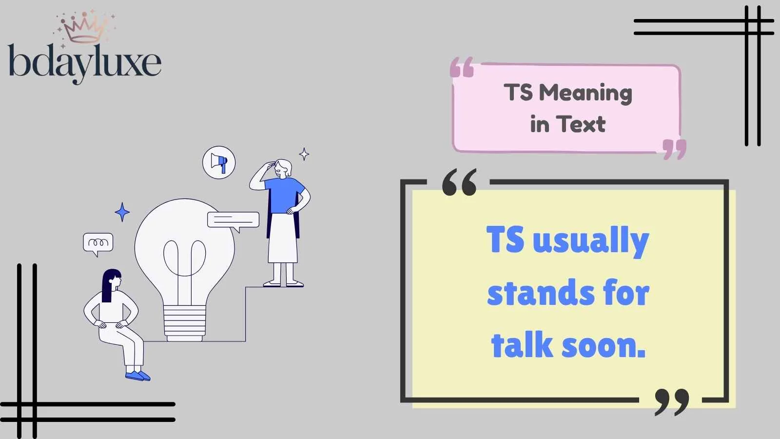 TS Meaning in Text