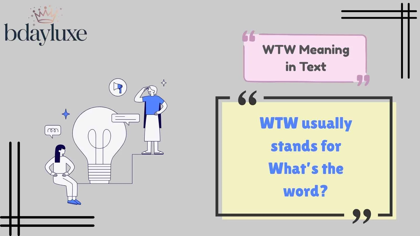 WTW Meaning in Text